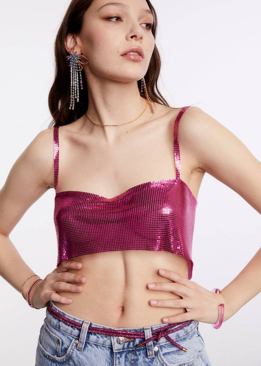 Nalí ELETTRA TOP IN MESH + COLORS Promozione