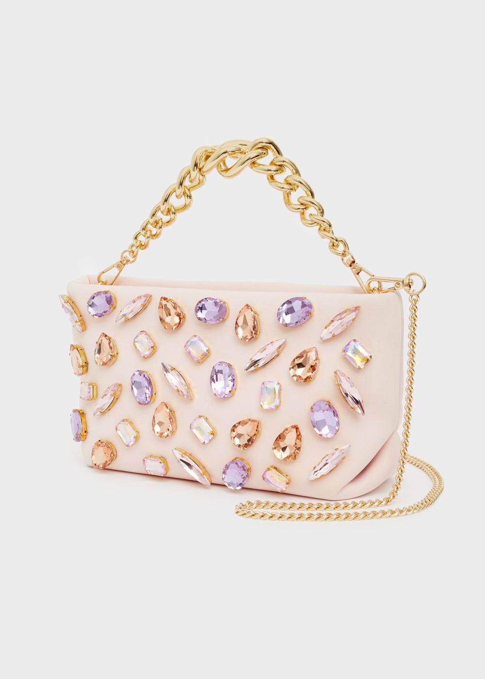 Nalí ANGIE BAG IN NEOPRENE W/ STONES + COLORS Prezzo Ridotto