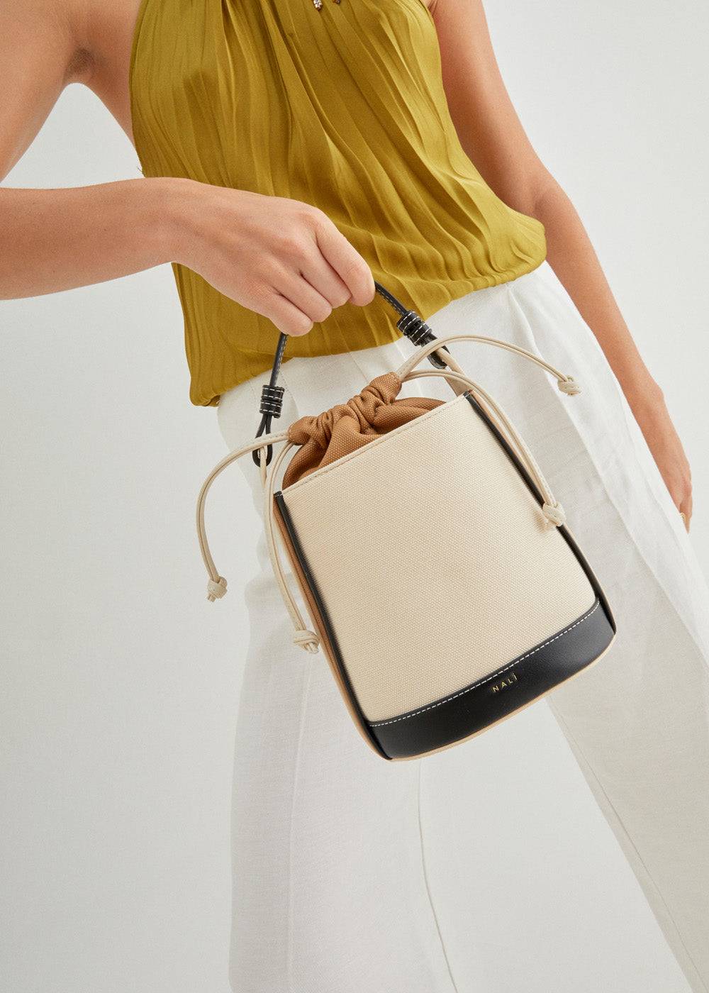 Nalí ELLIS BUCKET BAG + COLORS Sconto