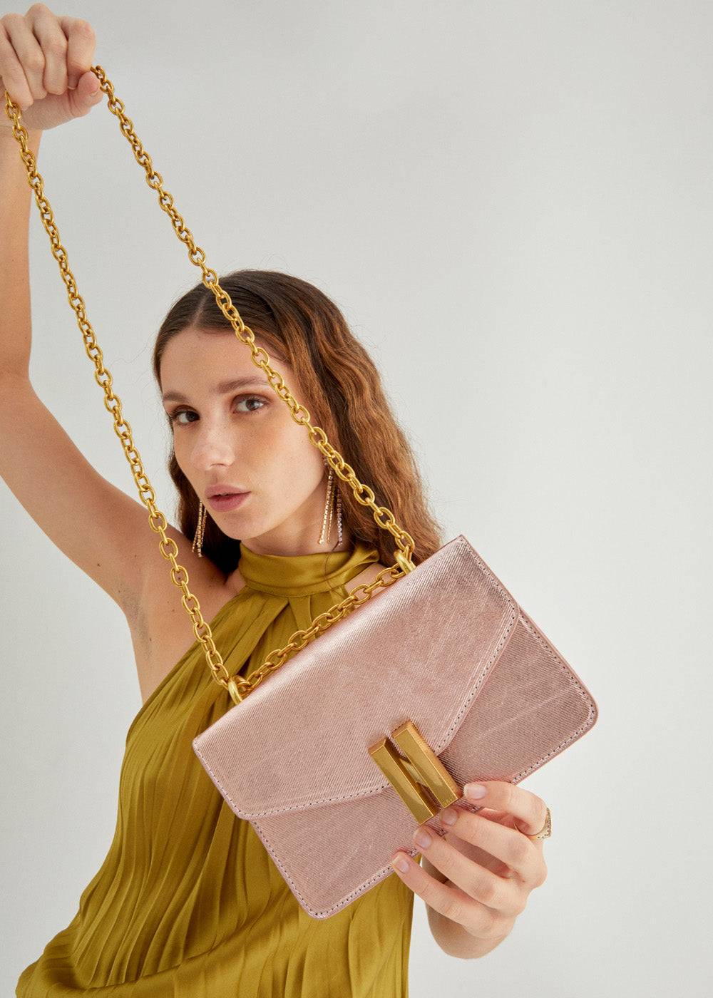 Nalí NATASHA CROSS-BODY BAG METAL + COLORS Saldi