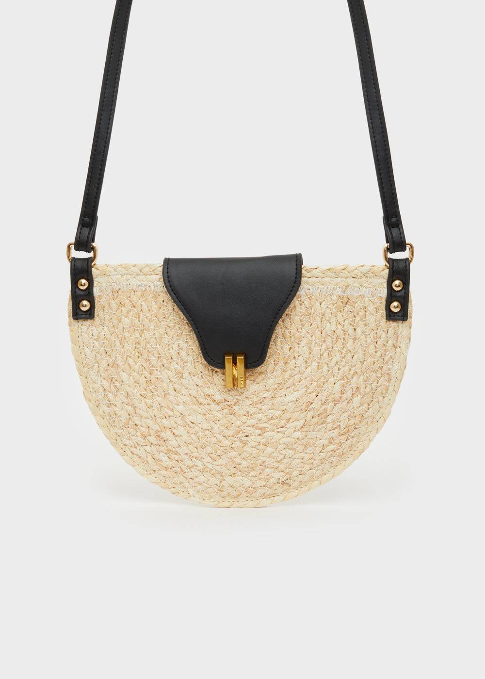 Nalí LAURYN SMALL STRAW BAG NATURAL COLOR Nuova