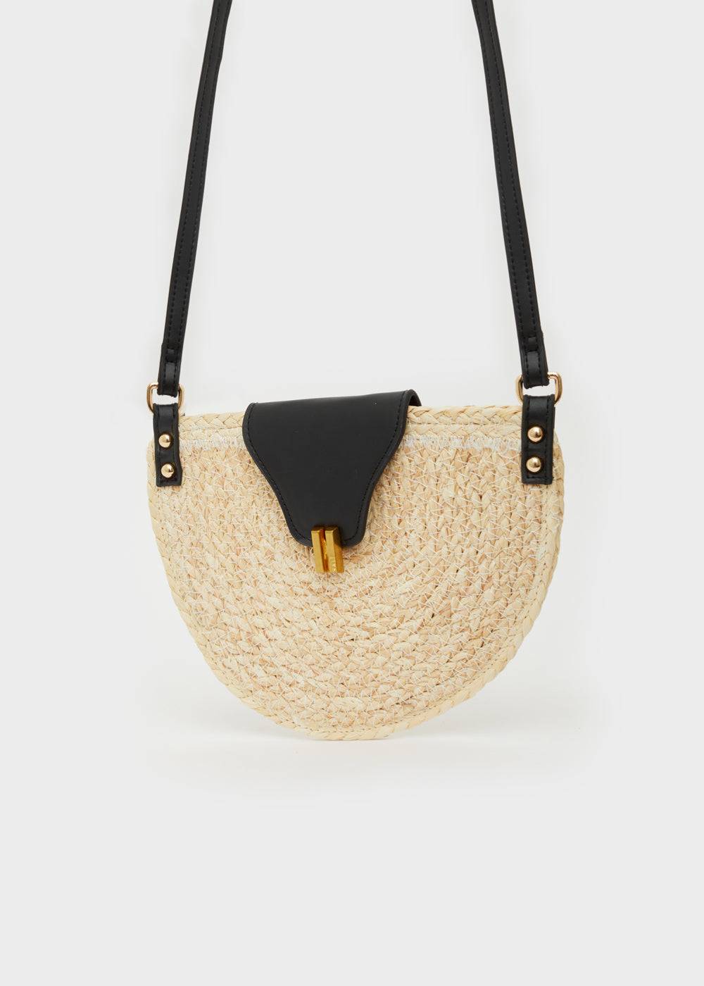 Nalí LAURYN SMALL STRAW BAG NATURAL COLOR Nuova