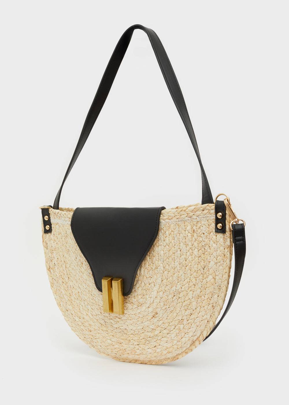 Nalí LAURYN STRAW BAG NATURAL COLOR Moda