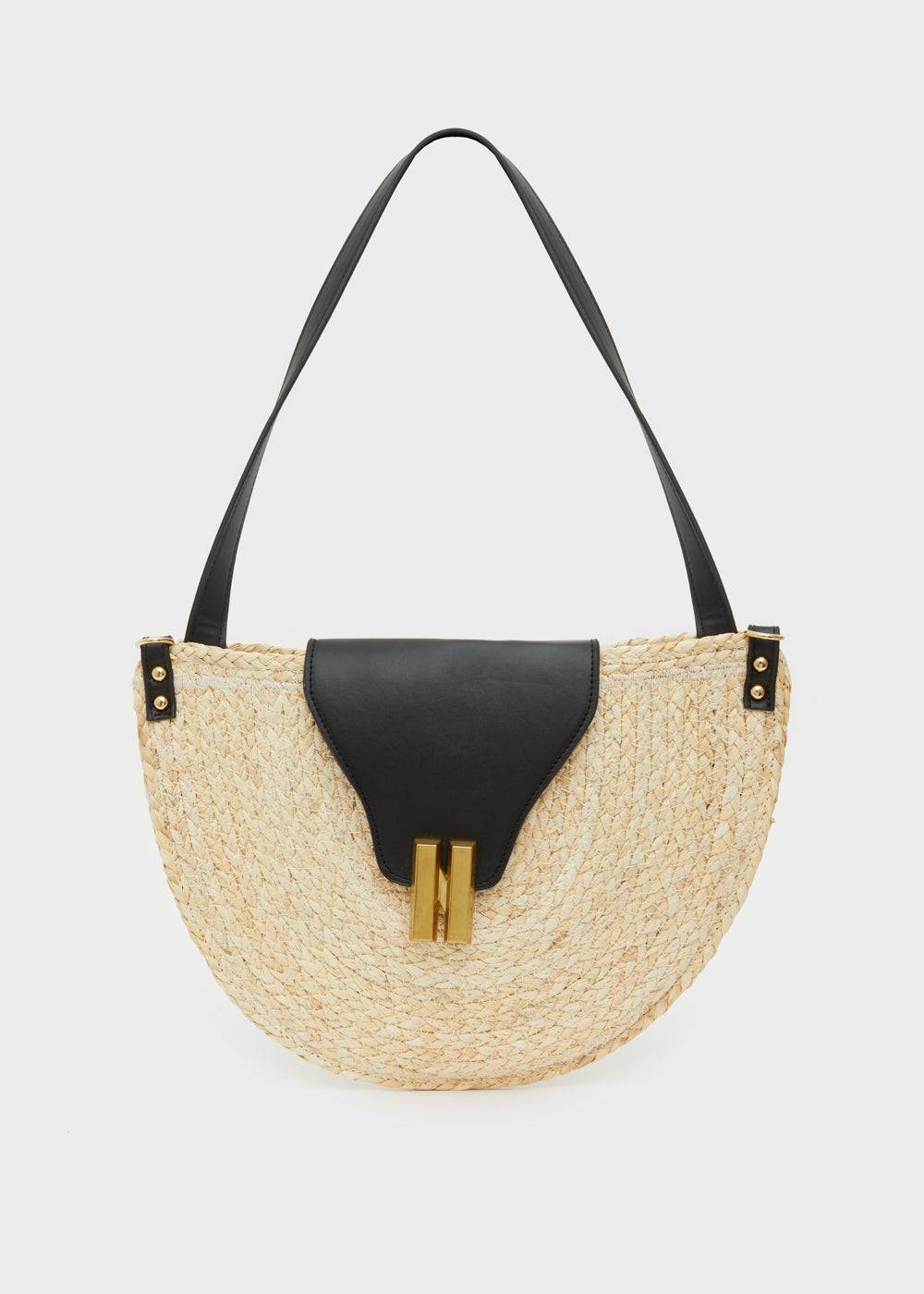 Nalí LAURYN STRAW BAG NATURAL COLOR Moda