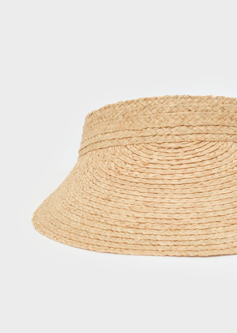Nalí VISOR HAT IN NATURAL RAFFIA Promozione