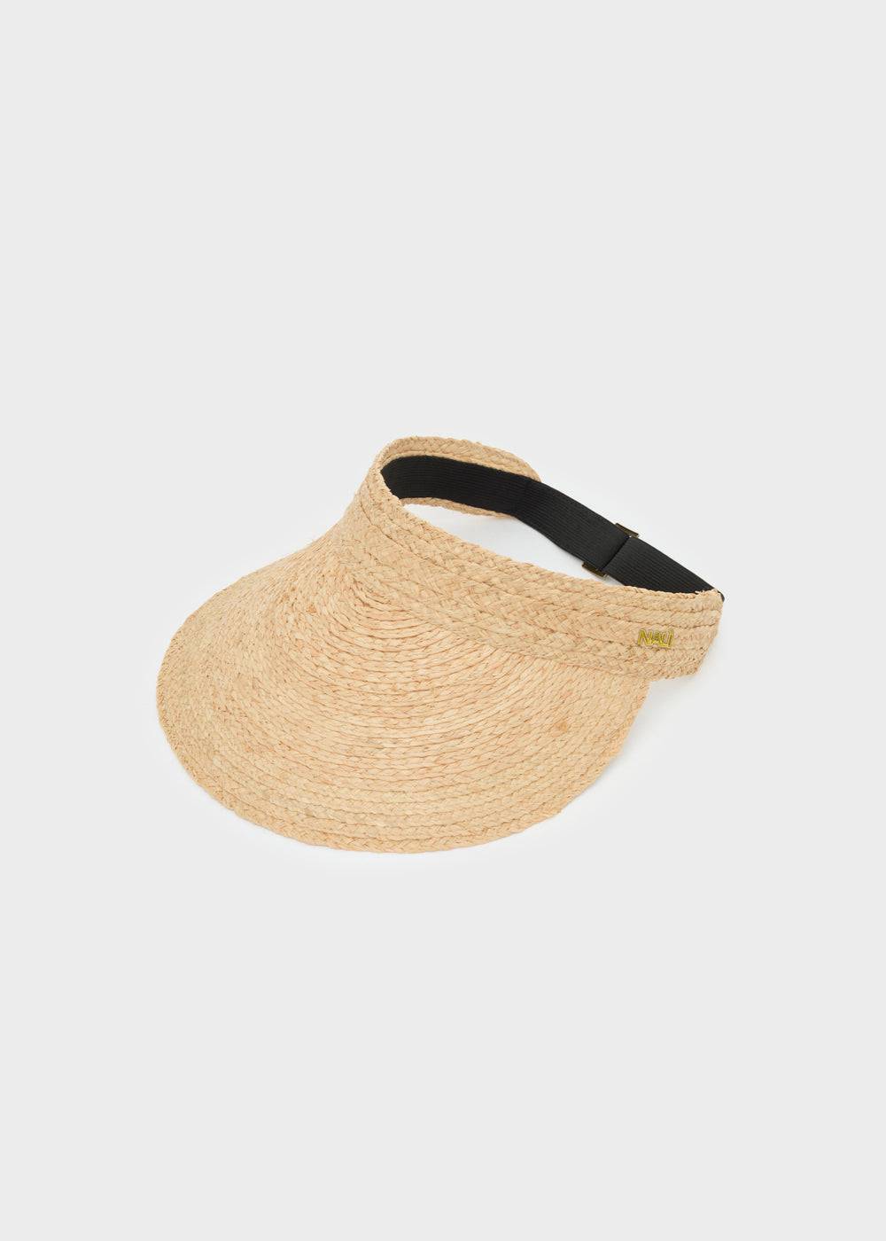 Nalí VISOR HAT IN NATURAL RAFFIA Promozione