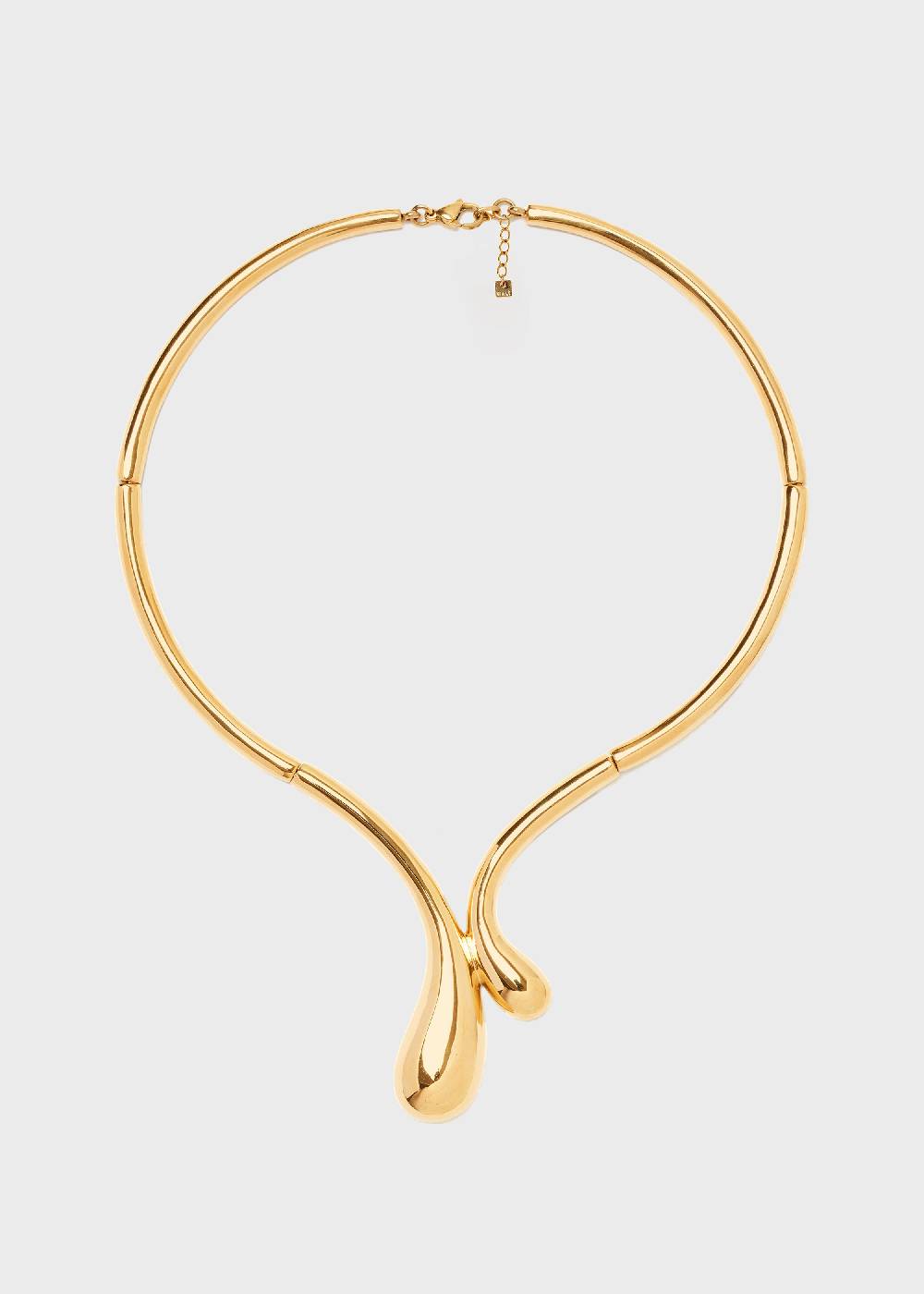 Nalí STAIN. STEEL SNAKE NECKLACE IN GOLD Moda