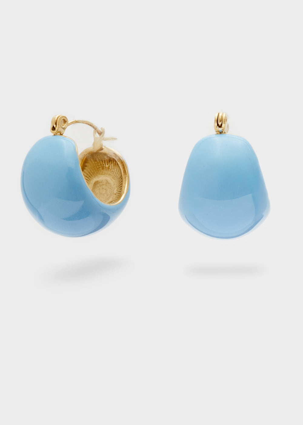 Nalí BECCA ENAMEL EARRINGS S.STEEL + COLORS 2025
