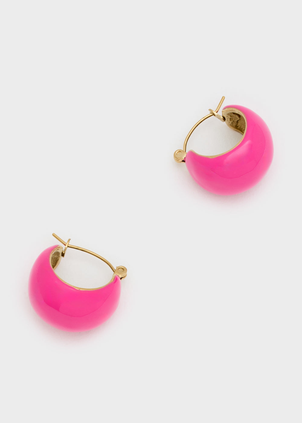 Nalí BECCA ENAMEL EARRINGS S.STEEL + COLORS 2025