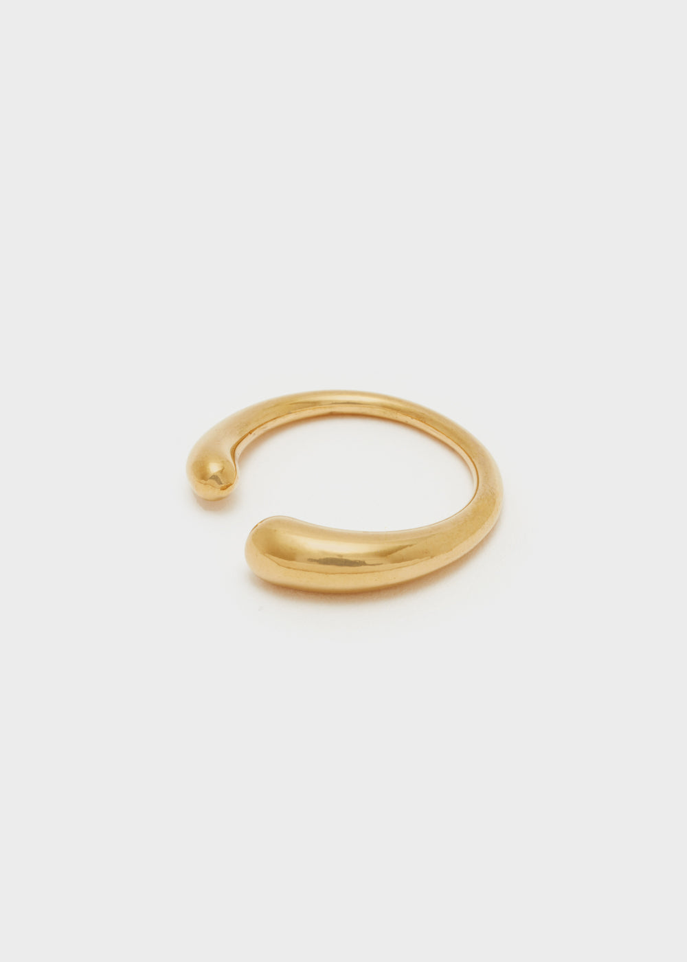 Nalí S.STEEL GOLD ROUND THIN RING Vendita