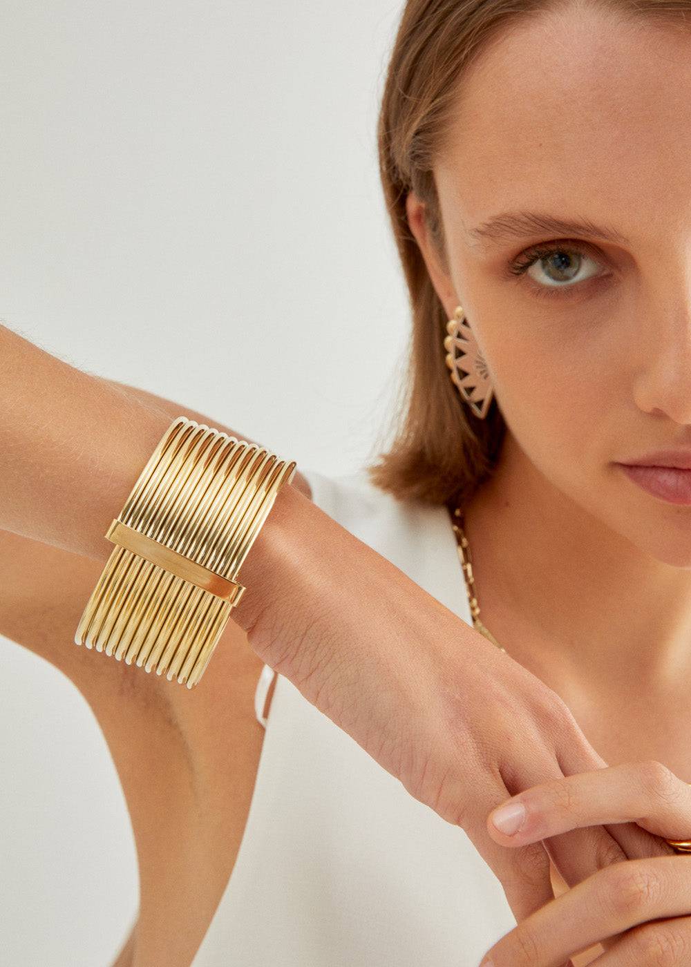 Nalí S. STEEL WIRE BRACELET + COLORS Offerte giornaliere