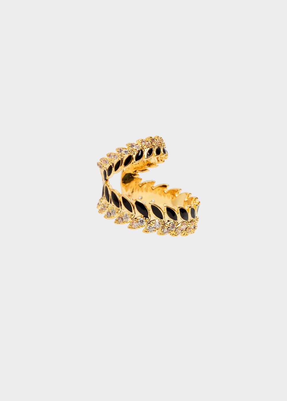 Nalí 14K GOLD PLATED ENAMEL EARCUFF Economico