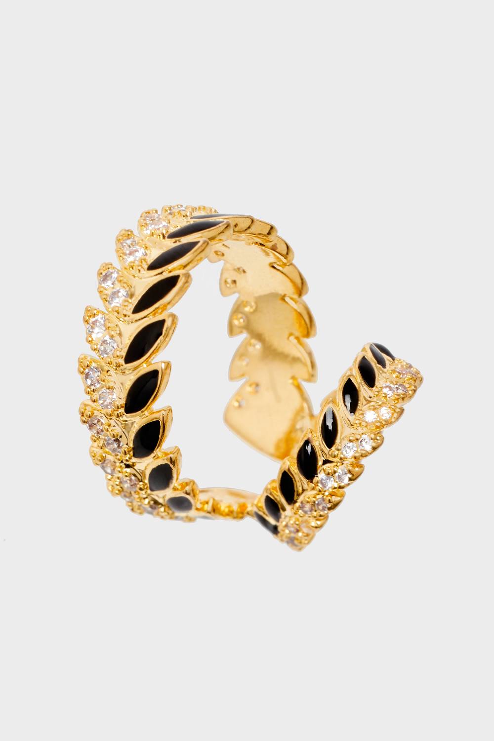 Nalí 14K GOLD PLATED ENAMEL EARCUFF Economico