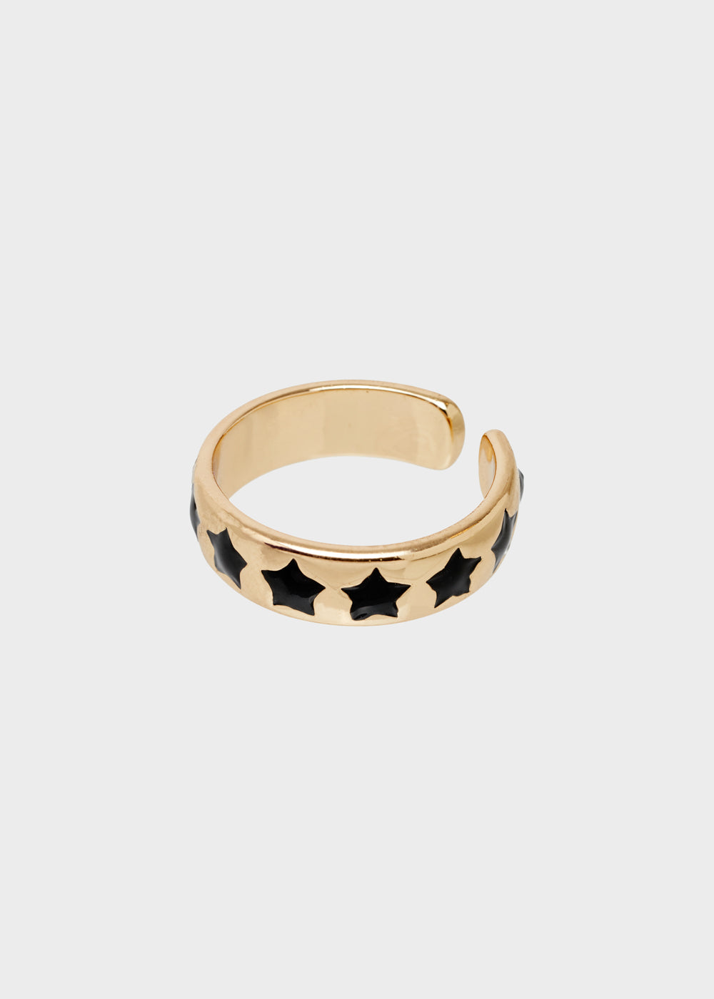 Nalí SUMMY ADJUSTABLE RING W/ BLACK STARS Offerte
