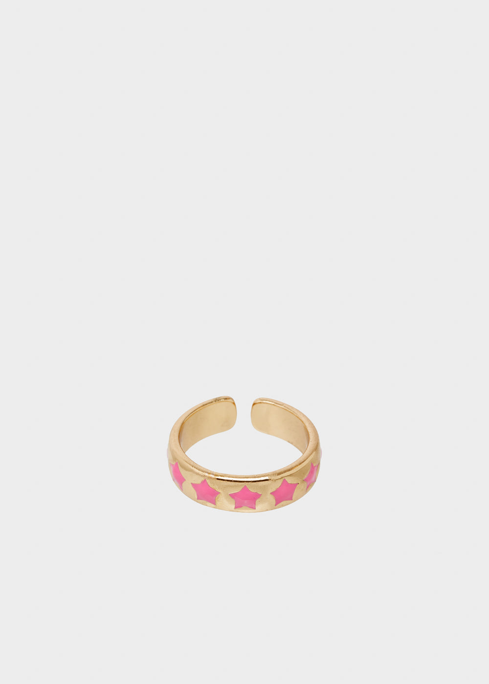 Nalí SUMMY ADJUSTABLE RING W/ PINK STARS Pezzi Unici