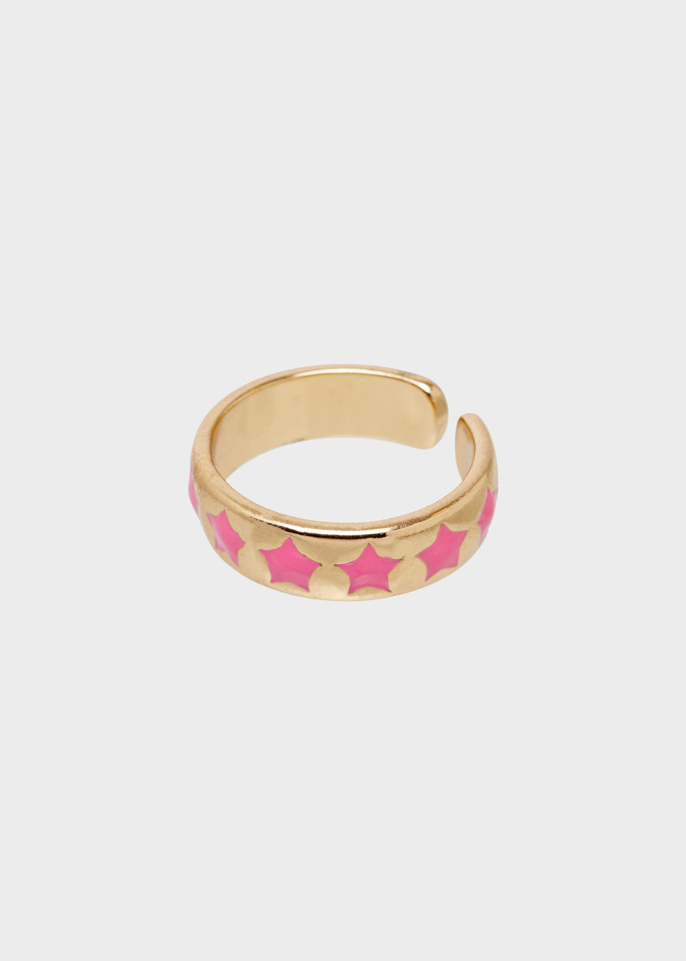 Nalí SUMMY ADJUSTABLE RING W/ PINK STARS Pezzi Unici