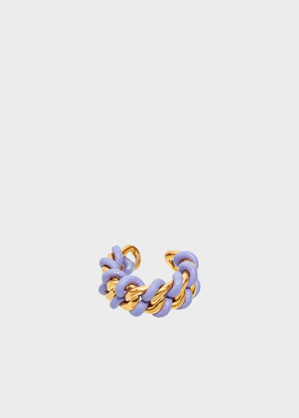 Nalí LYNDIS GROUMETTE RING IN GOLD AND LILAC Promozione Limitata