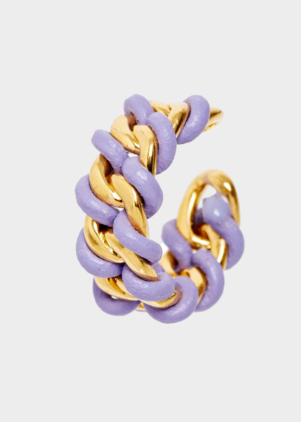 Nalí LYNDIS GROUMETTE RING IN GOLD AND LILAC Promozione Limitata