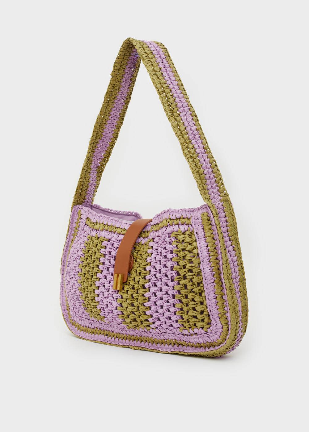 Nalí GIADA SHOULDER BAG GREEN/LILAC Fino Al -60%
