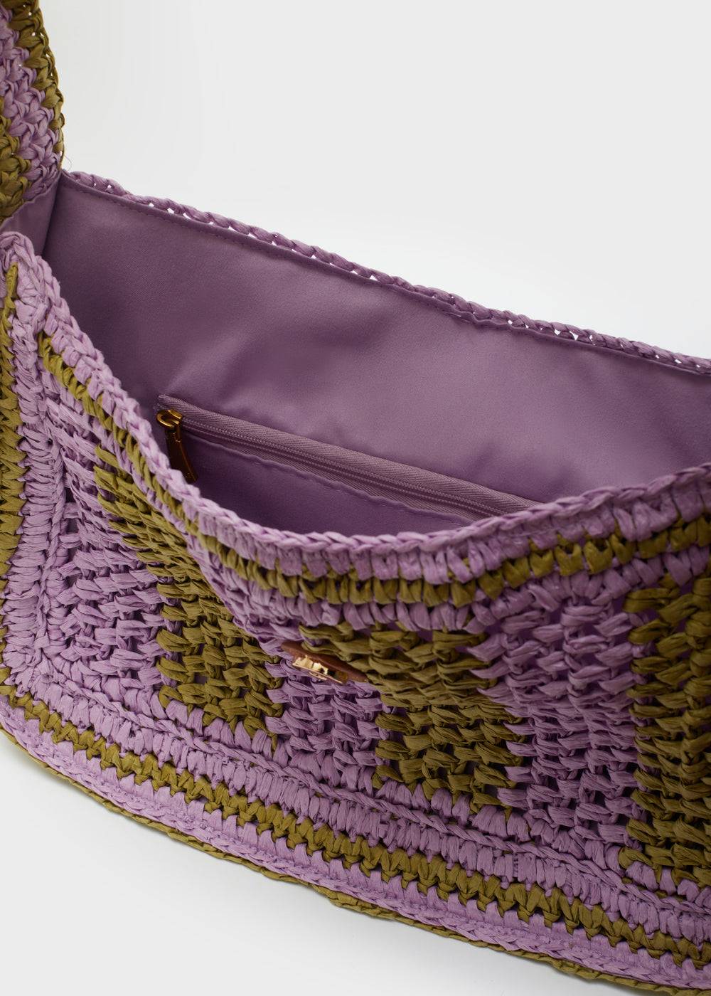 Nalí GIADA SHOULDER BAG GREEN/LILAC Fino Al -60%