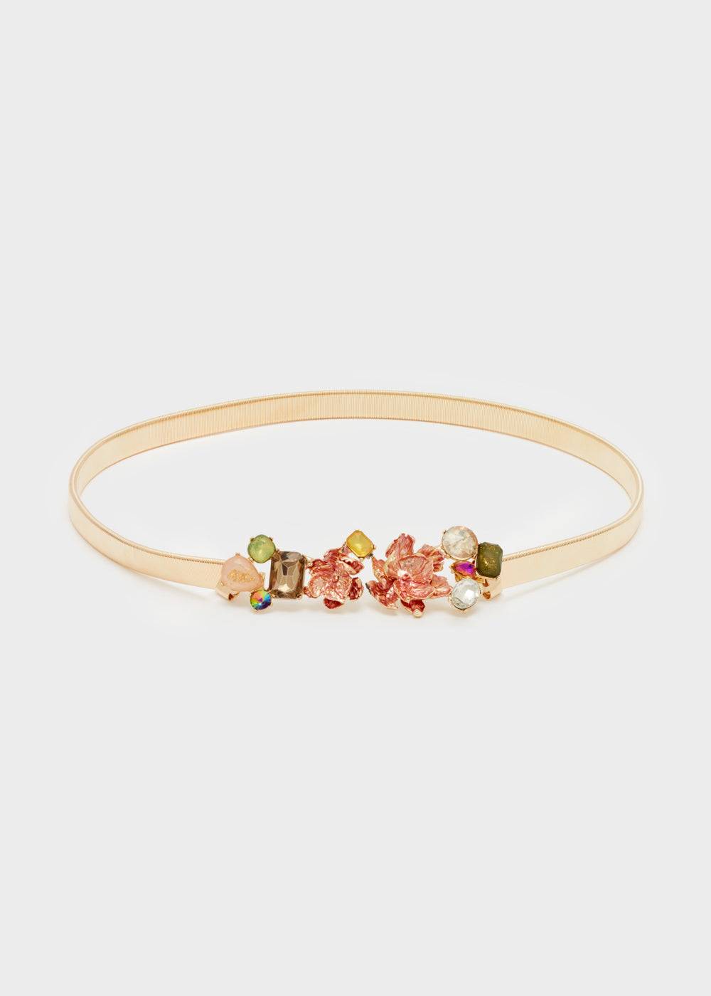 Nalí CARLA ELASTIC BET W/ FLOWERS+ STONE + COLORS Sottocosto