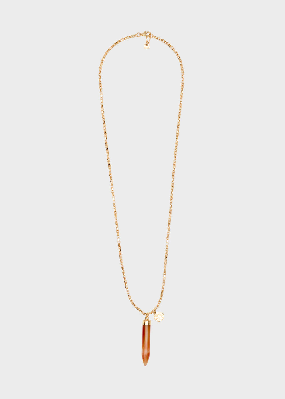 Nalí GOLD NECKLACE + HORN PENDANT Spedizione Gratuita