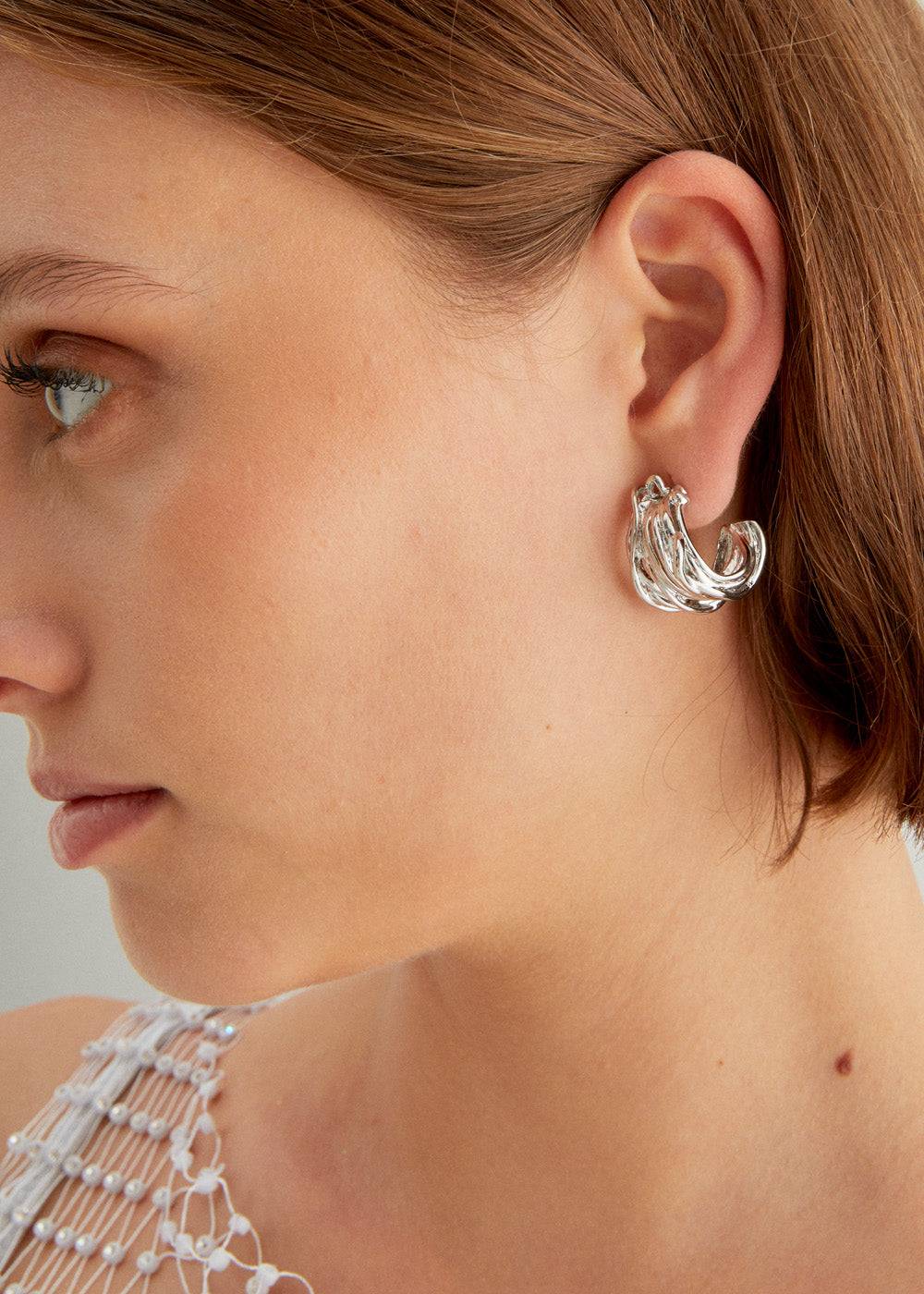 Nalí MEDEA 14KT HOOP EARRINGS + COLORS Offerte
