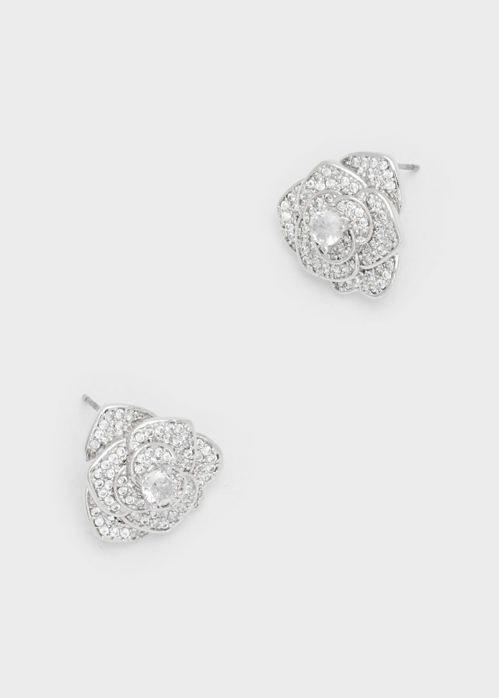 Nalí ROSE LOBE EARRINGS W/ STONES + COLORS Vendita Calda