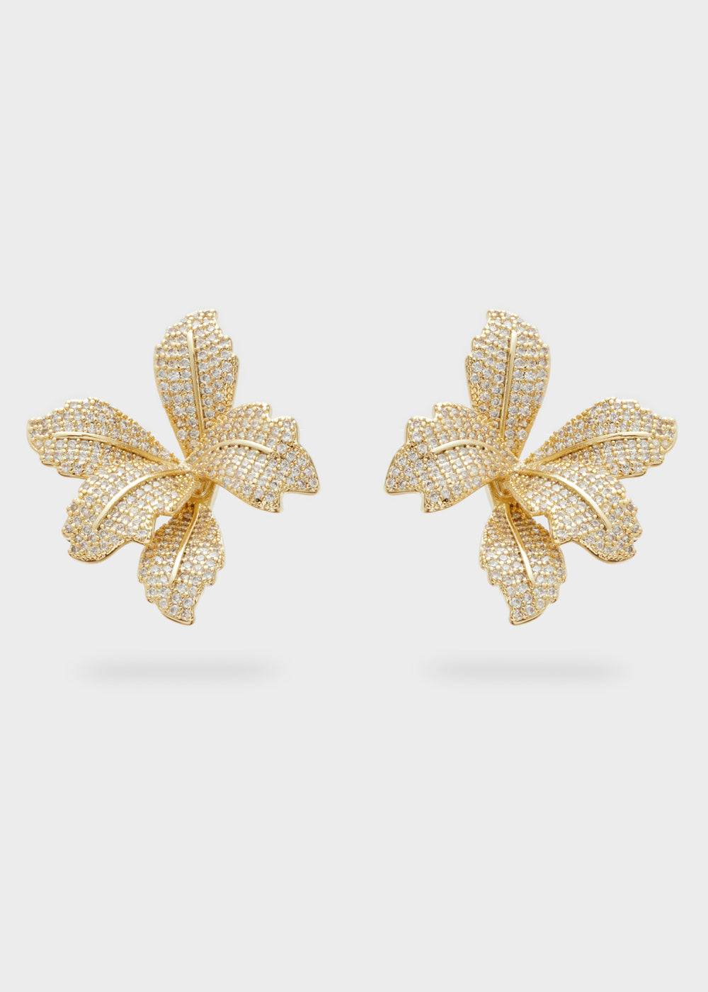 Nalí MISS FLOWER EARRINGS W/ STONES + COLORS Saldi Di Fabbrica