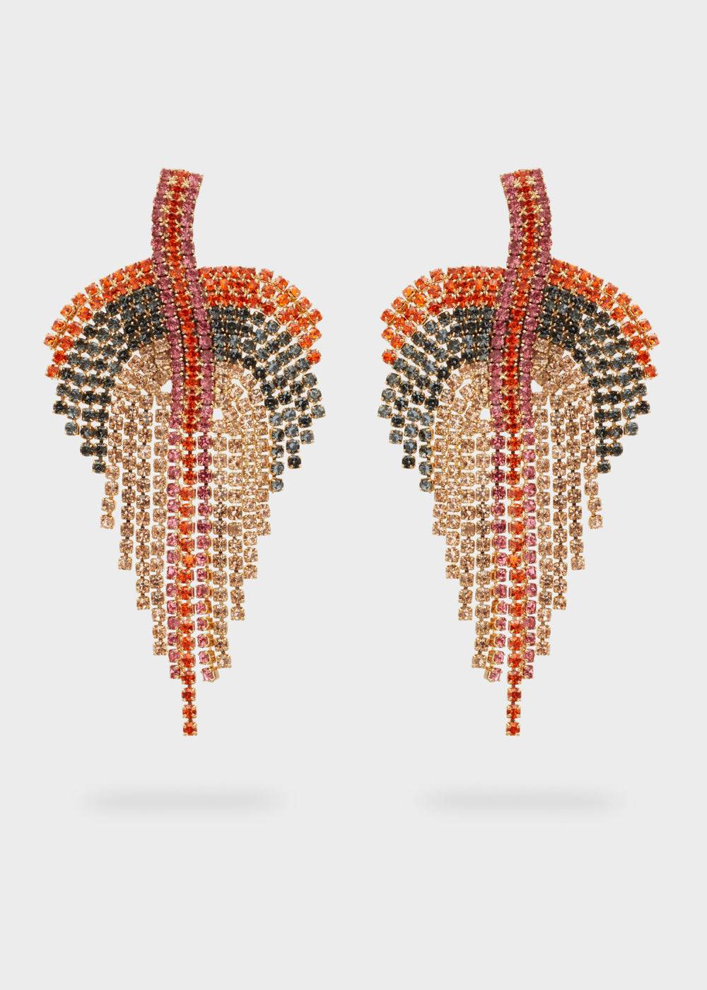 Nalí FANCY LONG EARRINGS W/ + COLORS Vendite Flash