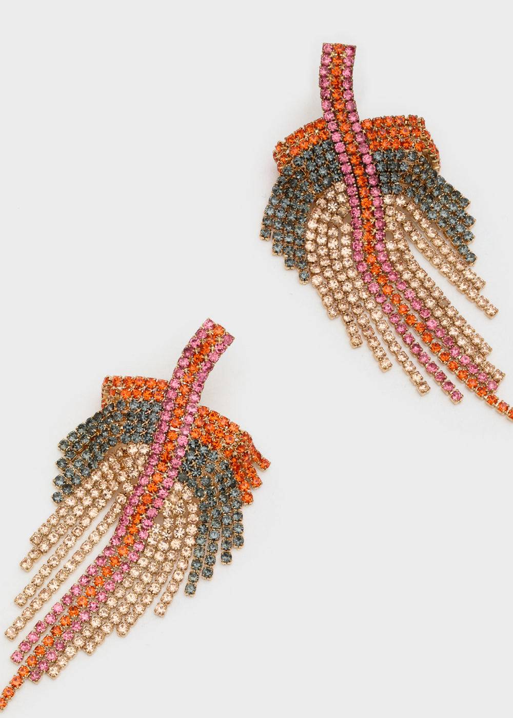 Nalí FANCY LONG EARRINGS W/ + COLORS Vendite Flash
