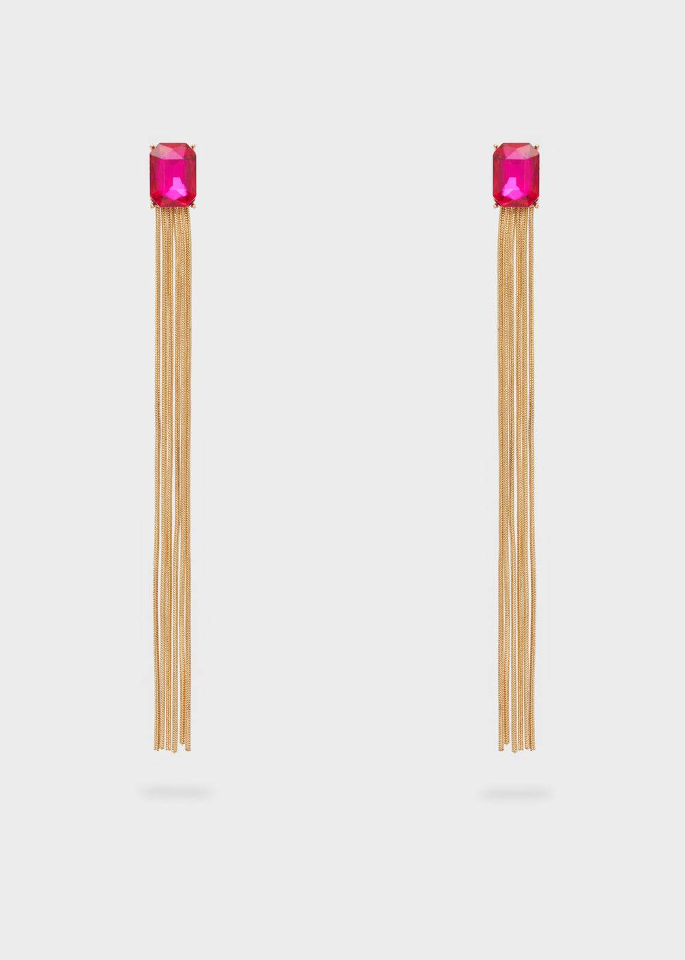 Nalí GIRLY LONG EARRINGS W/ STONE + COLORS Offerta