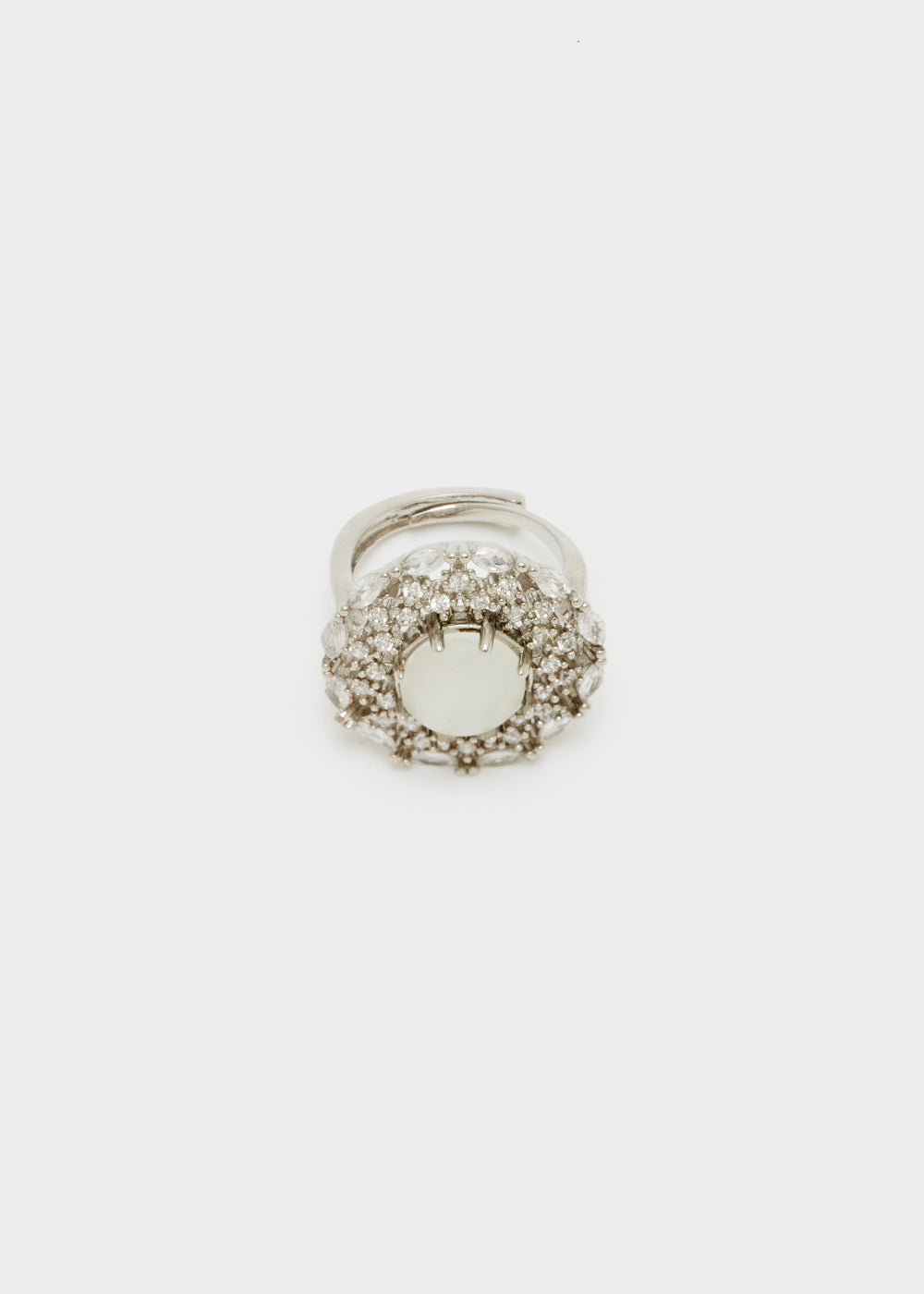 Nalí ECO ROUND RING W/ OPAL STONE + COLORS In Vendita