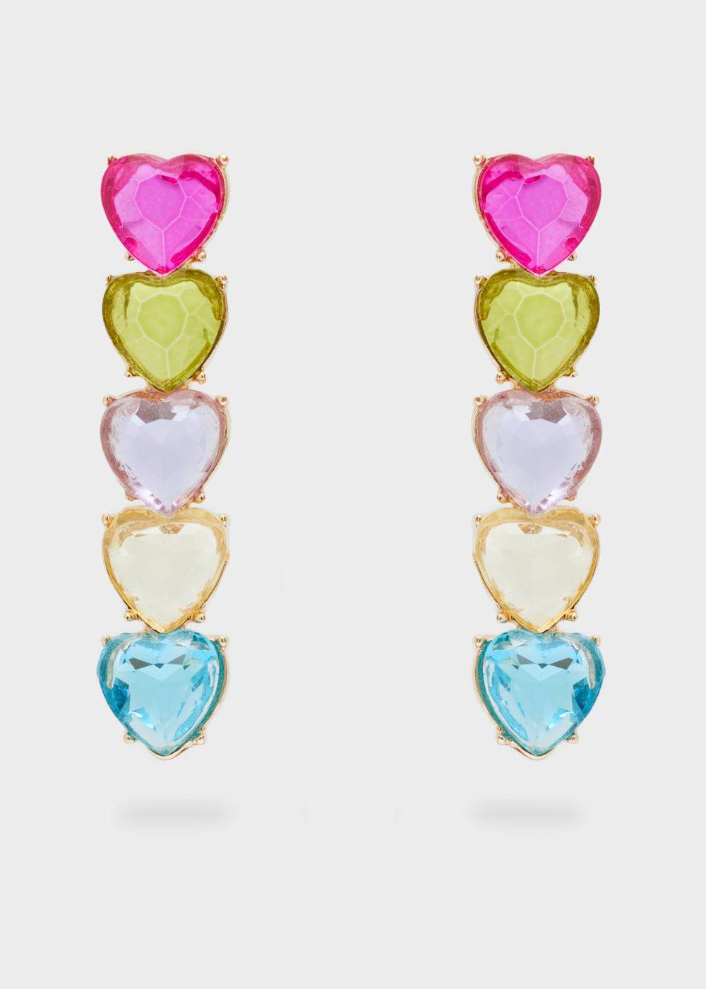 Nalí HEAR EARRINGS W/ STONES + COLORS Italia