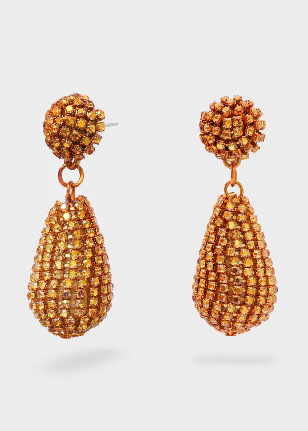 Nalí THEA PENDANT EARRINGS W/ STONES + COLORS Nuovo