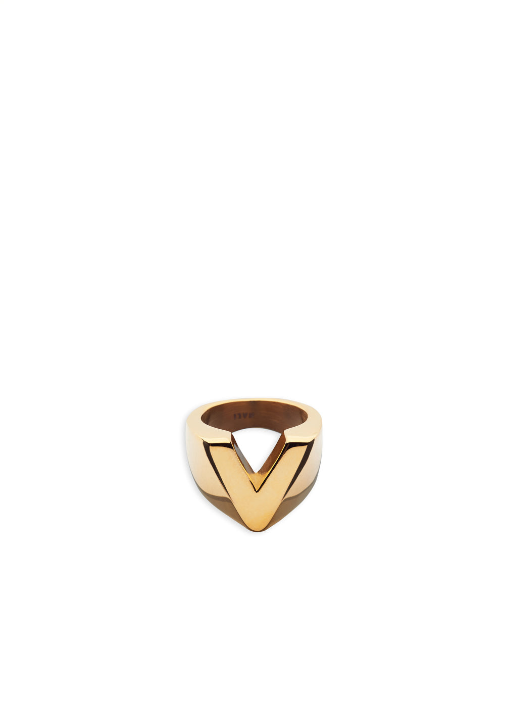 Nalí CHUNKY GOLD RING LETTER + LETTERS Soddisfazione Garantita