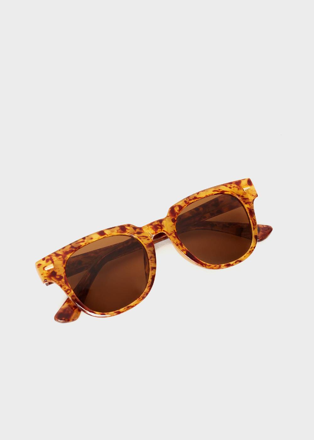 Nalí LEO ROUND TORTOISE SUNGLASSES In Linea