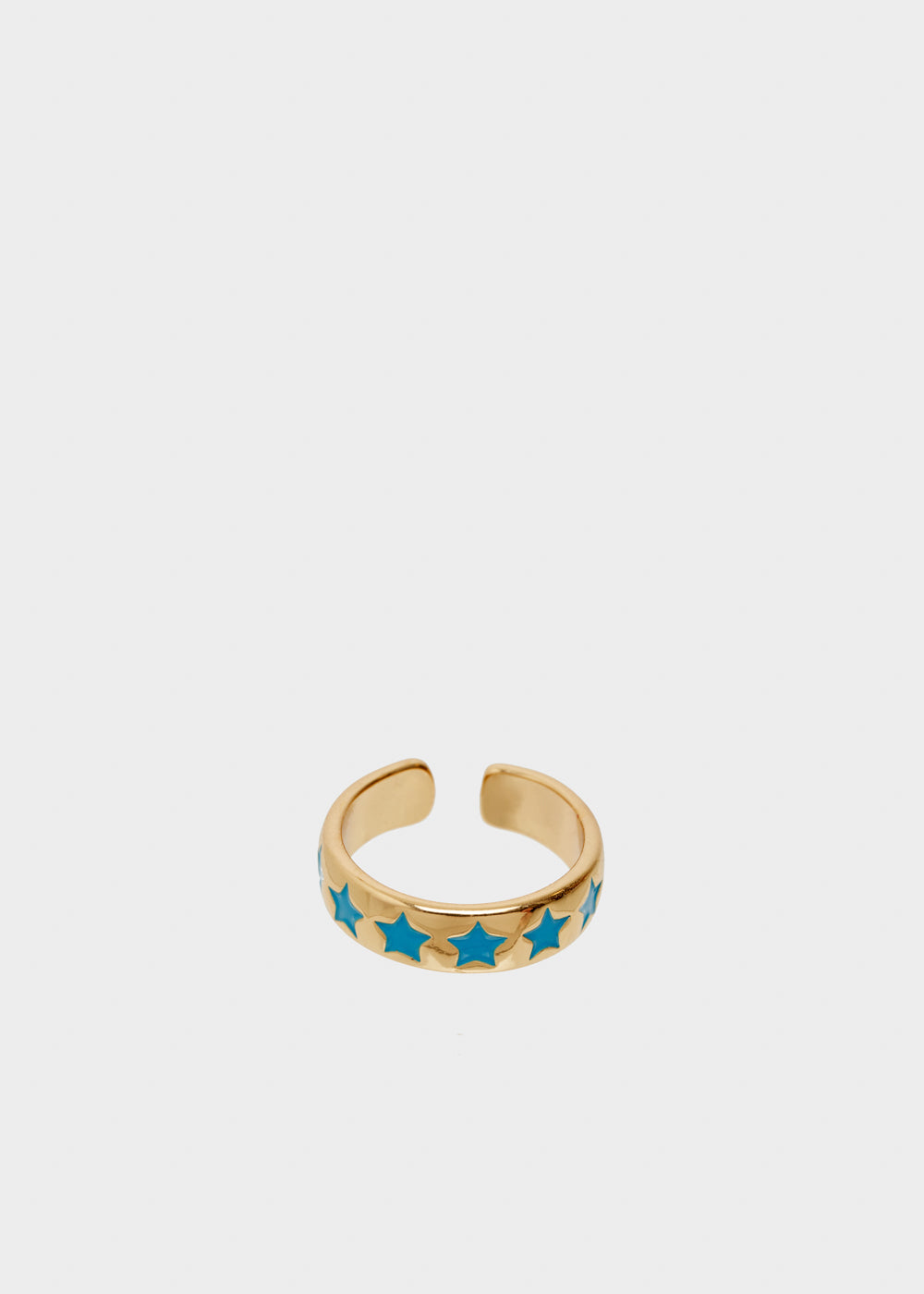 Nalí SUMMY ADJUSTABLE RING W/ BLUE STARS Rilascio limitato