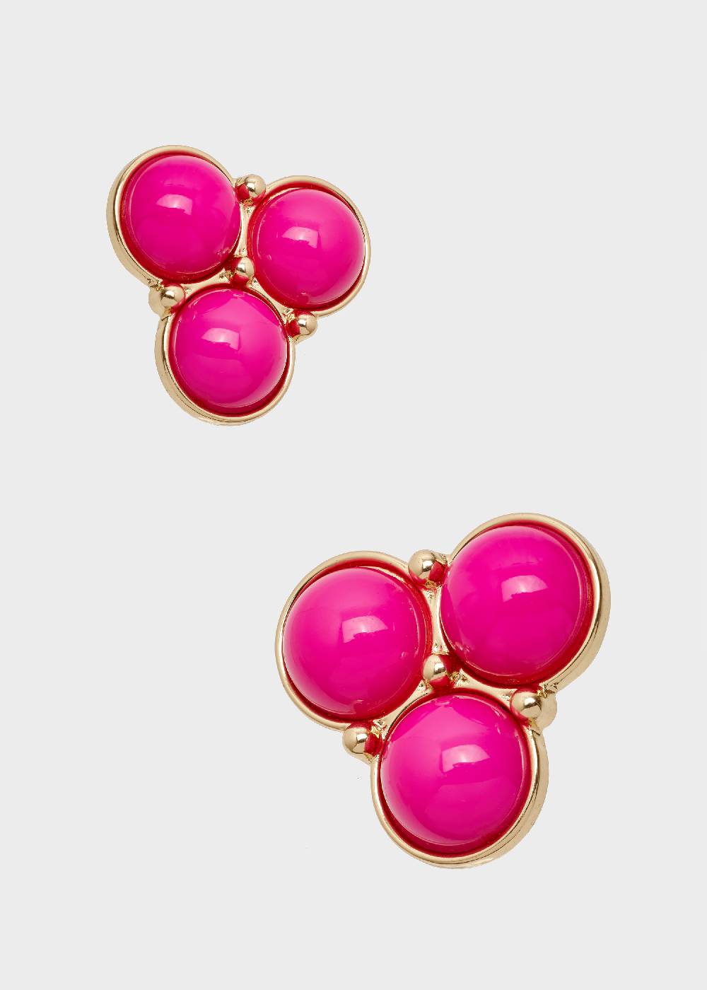 Nalí LIPA EARRINGS IN FUSHIA RESIN AND GOLD Ultimi due giorni