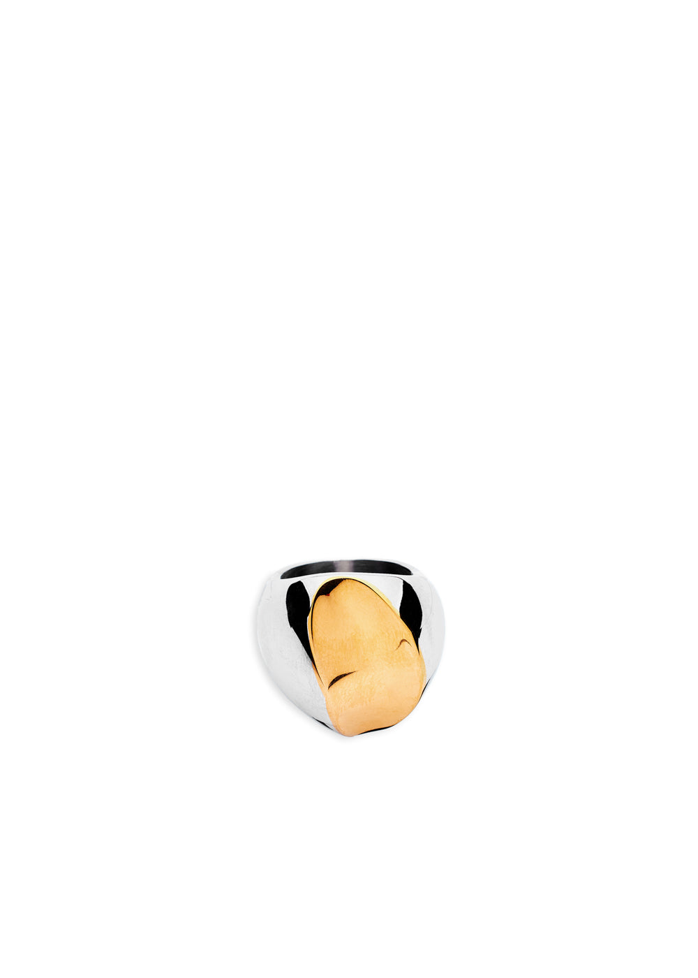 Nalí GOLD & SILVER ROUNDED RING STAIN. STEEL Outlet