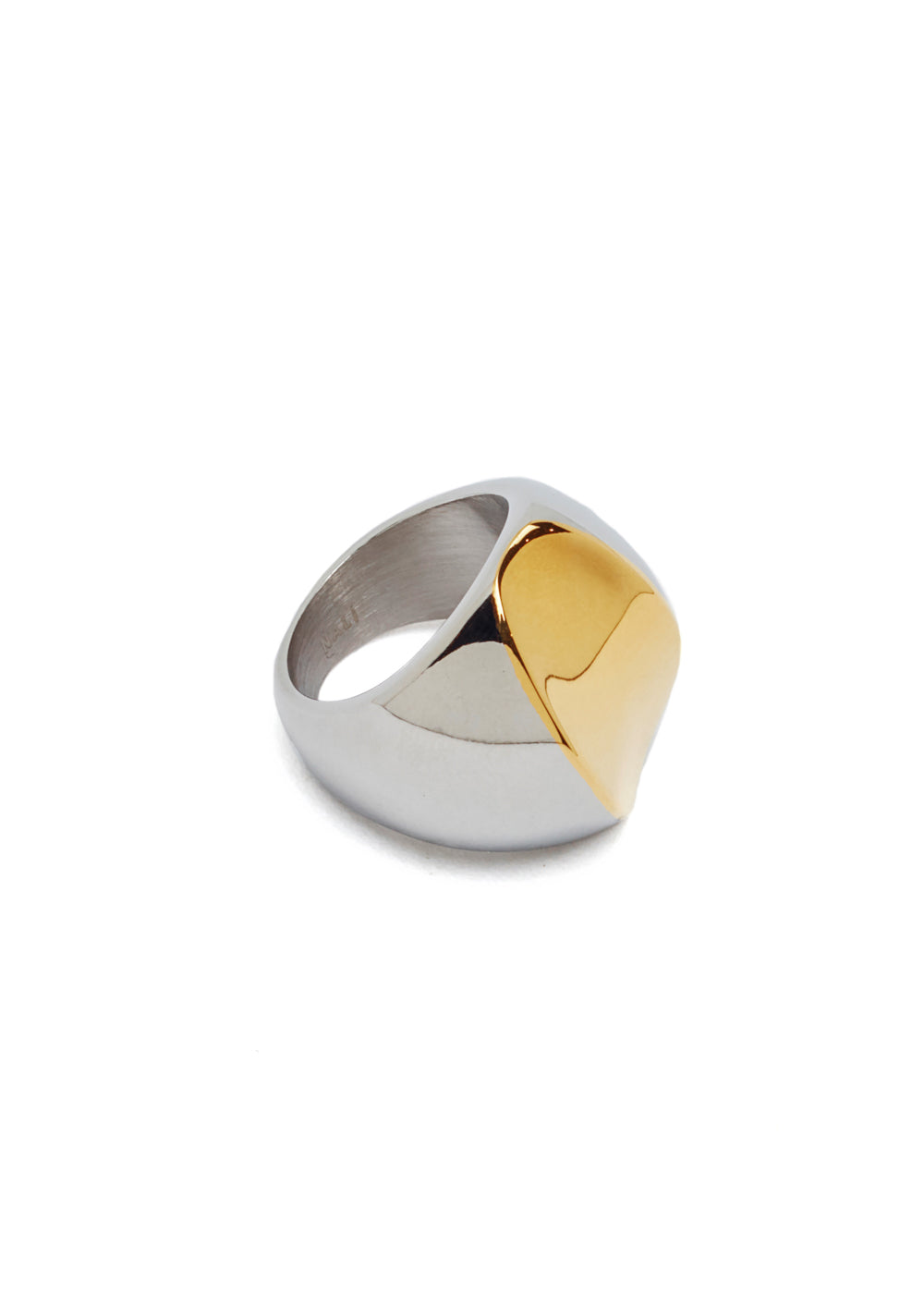 Nalí GOLD & SILVER ROUNDED RING STAIN. STEEL Outlet