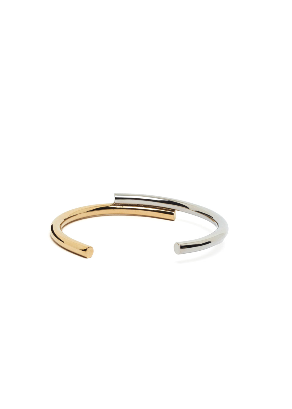 Nalí GOLD & SILVER CUFF BRACELET STAIN. STEEL Moda