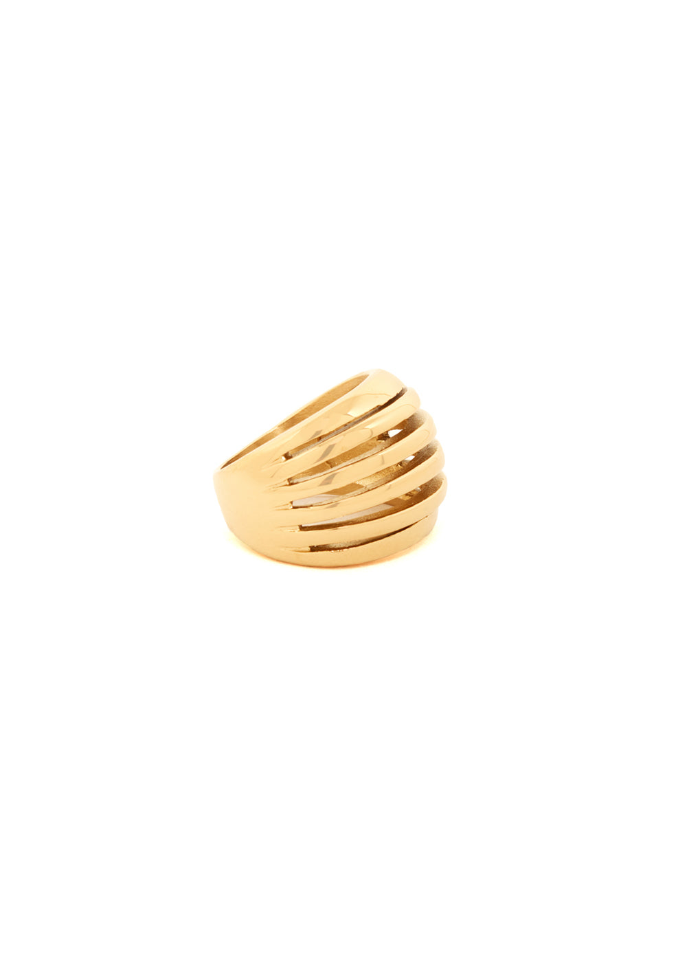 Nalí GOLD ROUNDED RING 2025