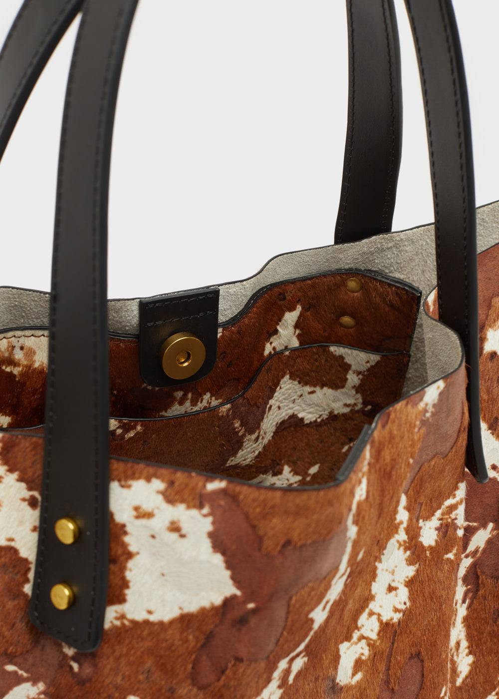 Nalí DESIRE TOTE BAG IN REAL LEATHER COW Fino Al -60%