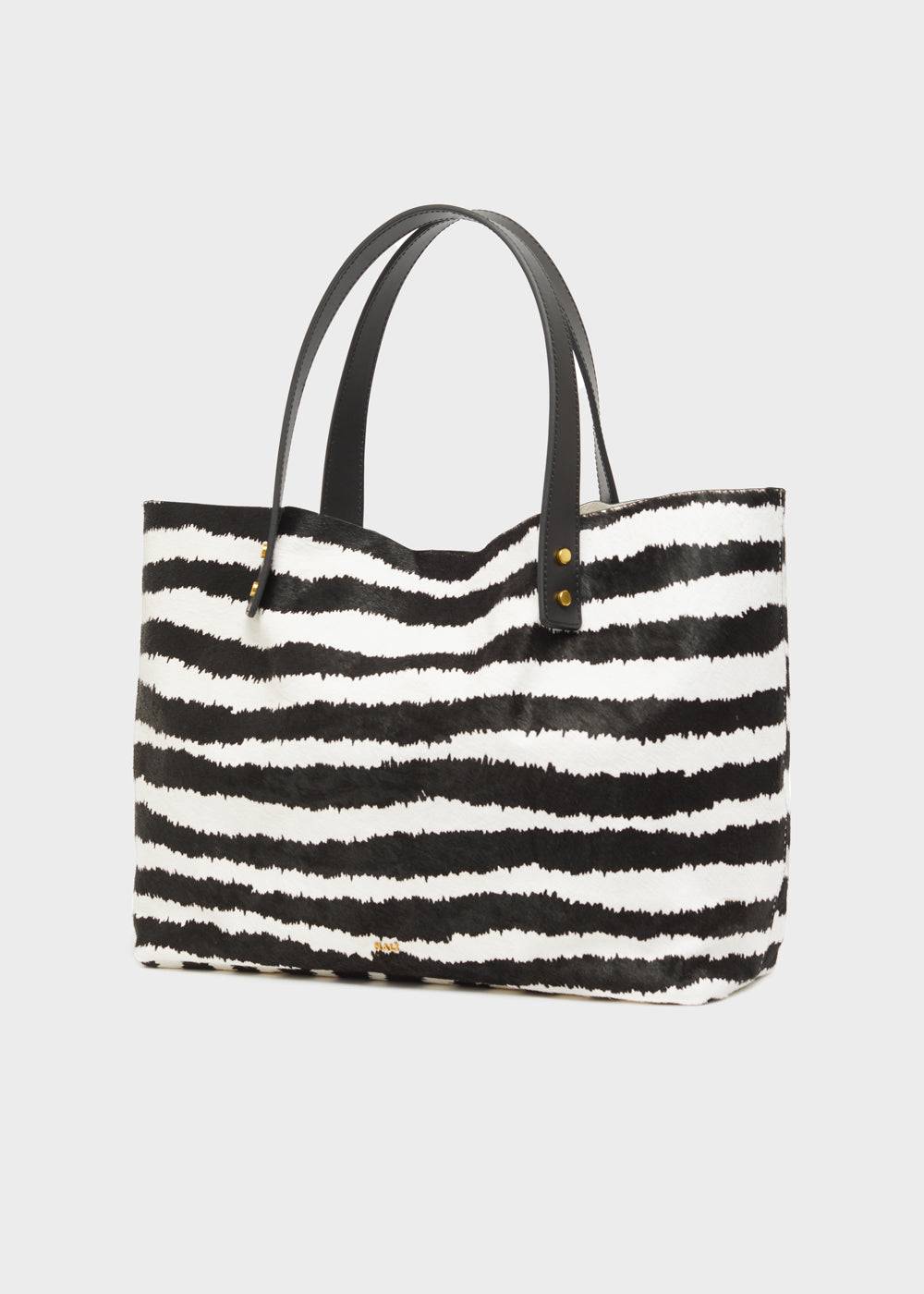 Nalí DESIRE TOTE BAG IN REAL LEATHER ZEBRA Shopping Online