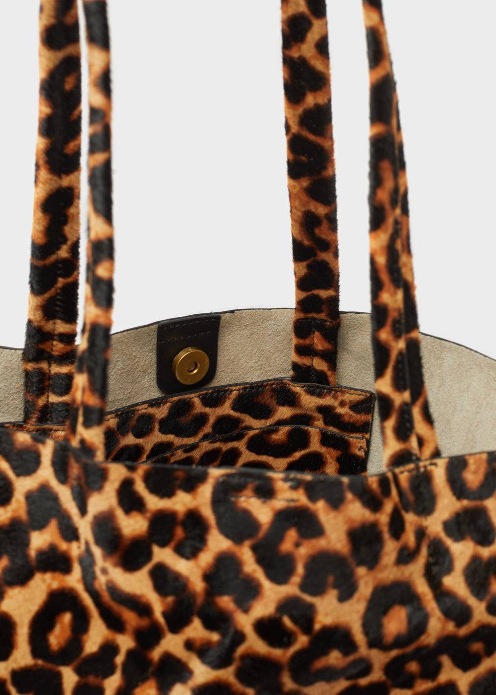 Nalí ELLA SHOULDER BAG IN REAL LEATHER ANIMALIER Prezzo Ridotto