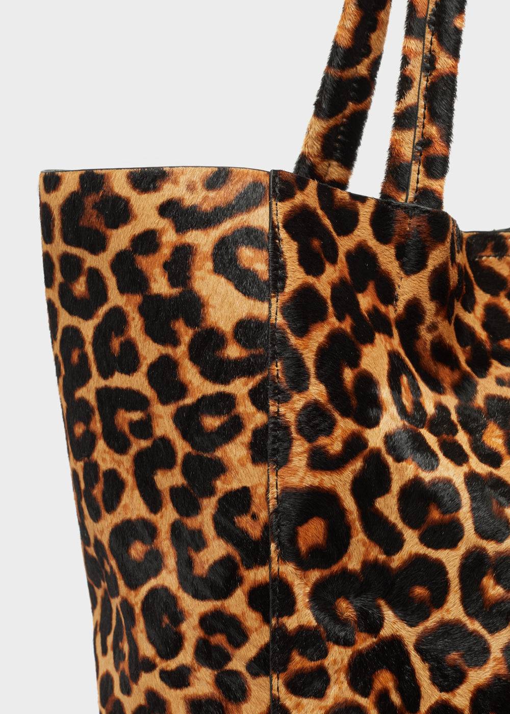 Nalí ELLA SHOULDER BAG IN REAL LEATHER ANIMALIER Prezzo Ridotto