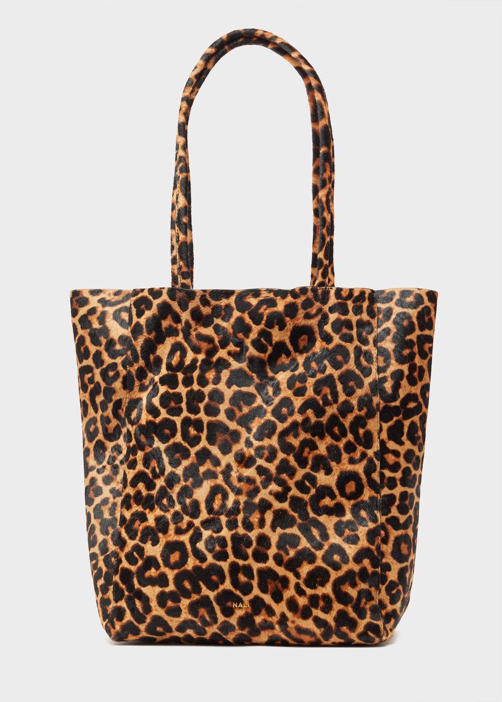 Nalí ELLA SHOULDER BAG IN REAL LEATHER ANIMALIER Prezzo Ridotto