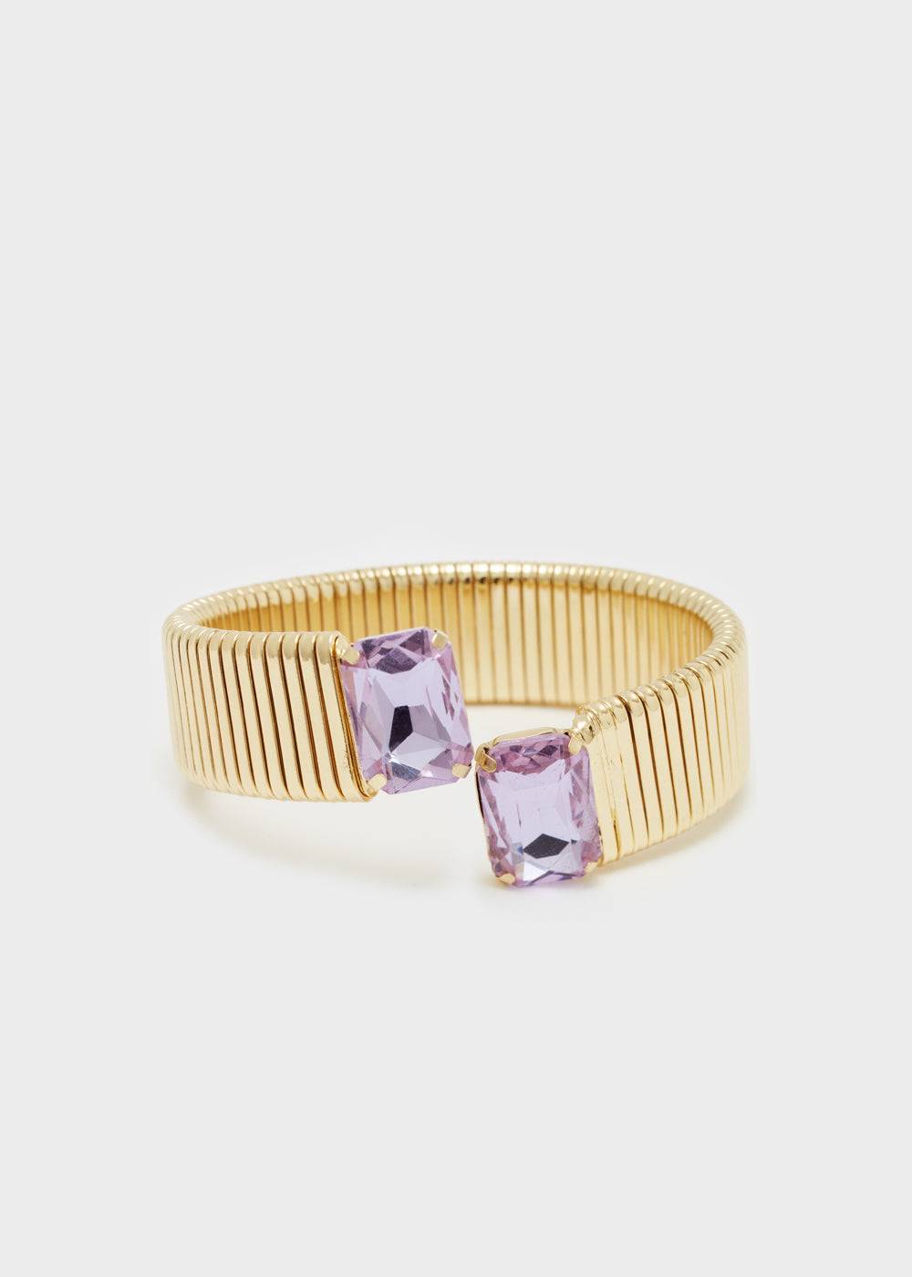 Nalí ATHENA GOLD BRACELET W/ STONES + COLORS Sconto