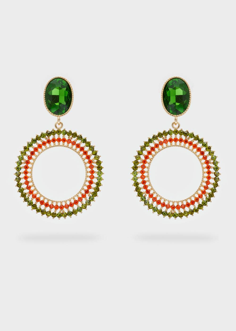 Nalí SILVY PENDANT EARRINGS W/ STONES + COLORS Economico